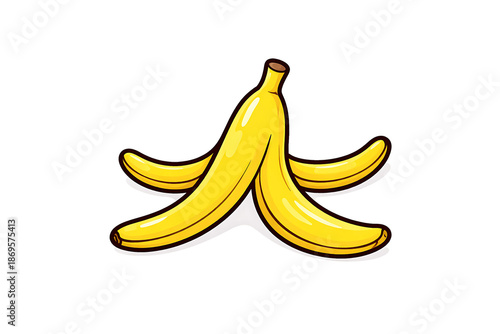 Cartoon Banana Peel 