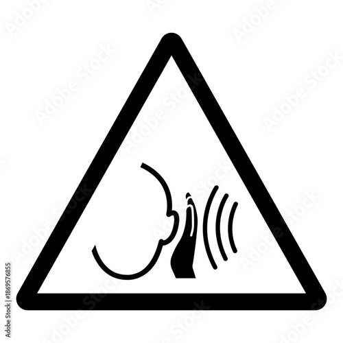 High Noise Area Symbol Sign ,Vector Illustration, Isolate On White Background Label.EPS10