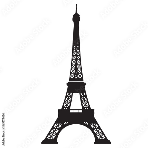 eiffel tower vector illustration