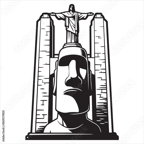 illustration of a egyptian god