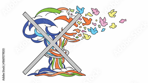 Symbolic Representation of Freedom and Transformation.