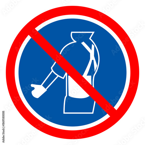 Wear Back Support Symbol Sign, Vector Illustration, Isolated On White Background Label. EPS10