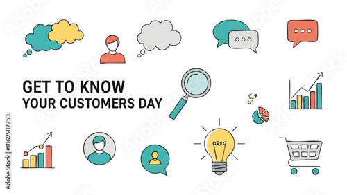 Get To Know Your Customers Day Business Strategy.