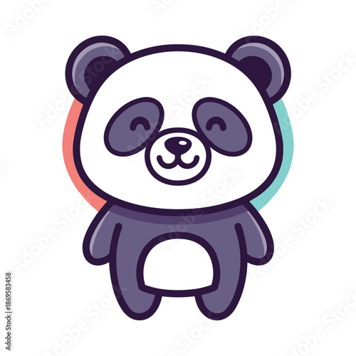 Adorable Cartoon Panda Illustration