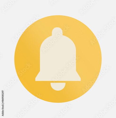 Notification Bell Circle Icon