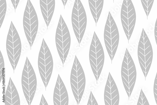 Geometric Leaf Pattern: Seamless Modern Decor
