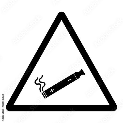 E-Cigarettes Allowed Symbol Sign ,Vector Illustration, Isolate On White Background Label.EPS10