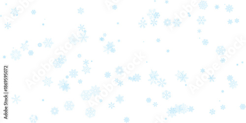 Falling Snow Snowfall Snowflake Overlay PNG with Transparent Background for Winter Photo and Video Editing