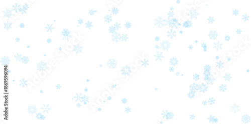 Falling Snow Snowfall Snowflake Overlay PNG with Transparent Background for Winter Photo and Video Editing