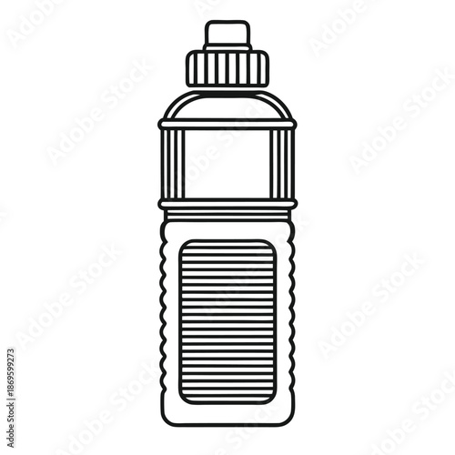 Beverage Container Icon for Vending Machine and Convenience Store
