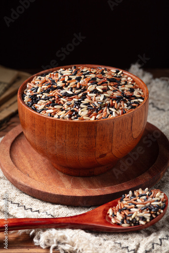 Bild auf Leinwand brown rice