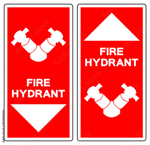 Fire Hydrant Symbol Sign, Vector Illustration, Isolate On White Background Label.EPS10
