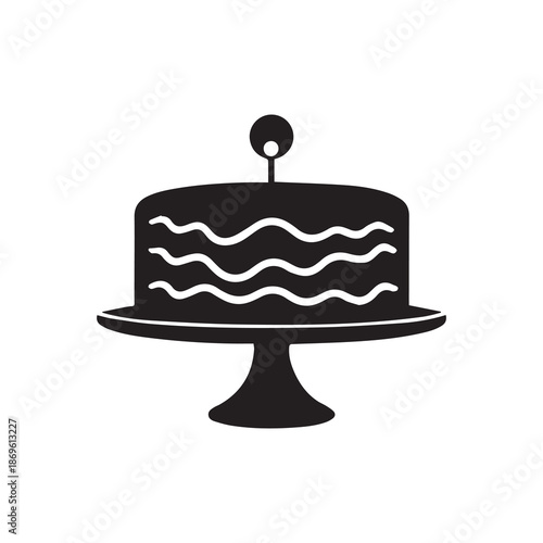 Cake collection flora design vector art.