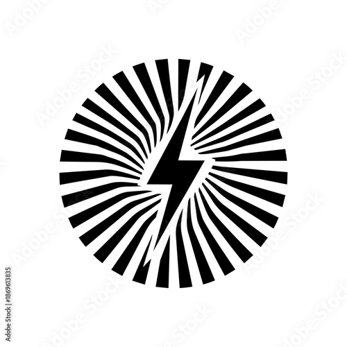 Circular energy symbol representing power, activation, and control, often associated with technology, startups, innovation, and modern digital systems.