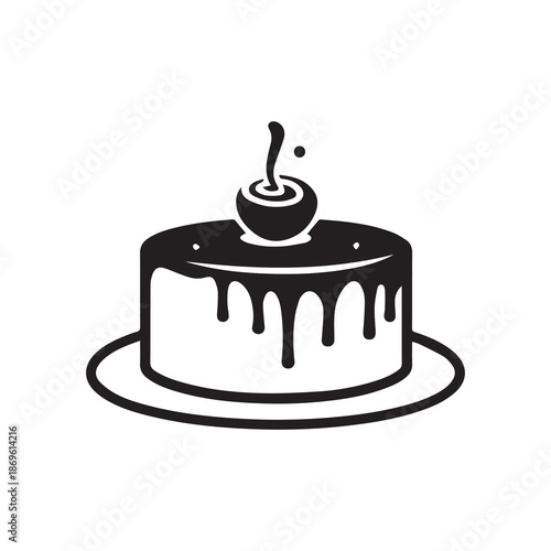 Cake collection flora design vector art.