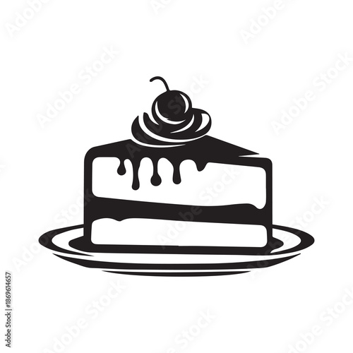 Cake collection flora design vector art.