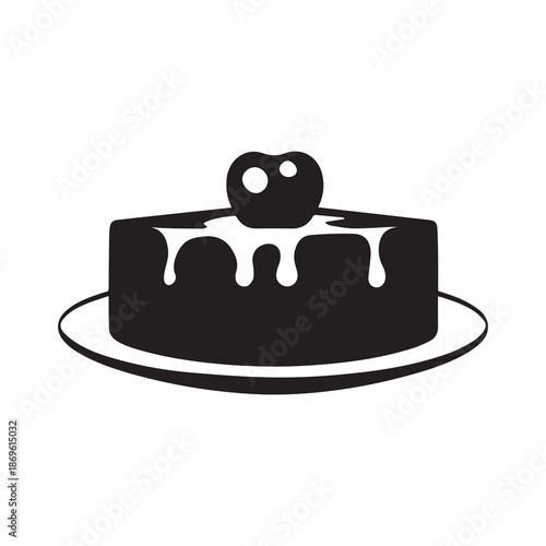 Cake collection flora design vector art.