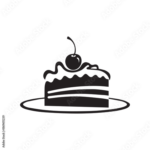 Cake collection flora design vector art.