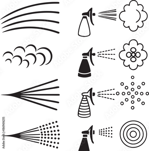 Spray Nozzle & Mist Pattern Set
