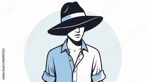 man in cowboy hat