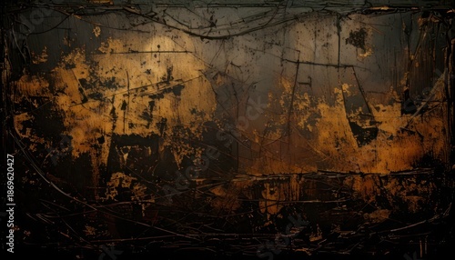 Abstract Grunge Texture - A Symphony of Rust, Decay, and Industrial Grit.
