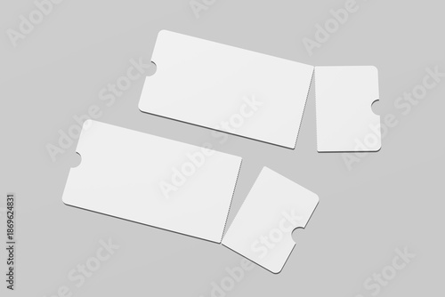Ticket Blank Mockup