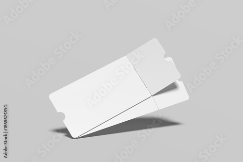 Ticket Blank Mockup