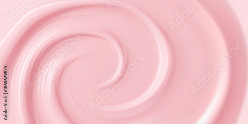 Creamy pink background with smooth ripples.