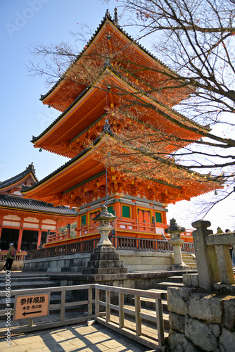 Kiyomizu-dera temple in Kyoto, Japan