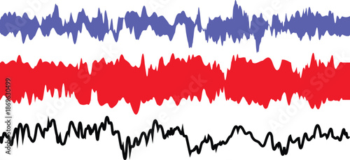 Abstract Flowing Blue Wave Background for Modern Business Presentation and Corporate Design