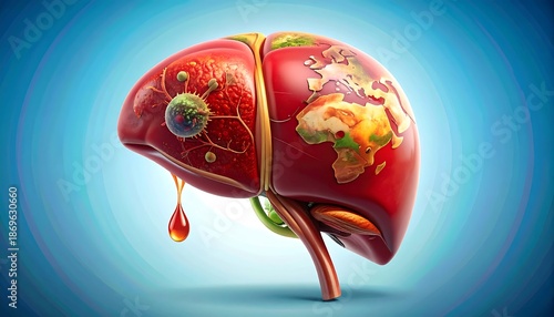 Wallpaper Mural Liver Health - A Global Perspective on Liver Disease and Treatment. Torontodigital.ca