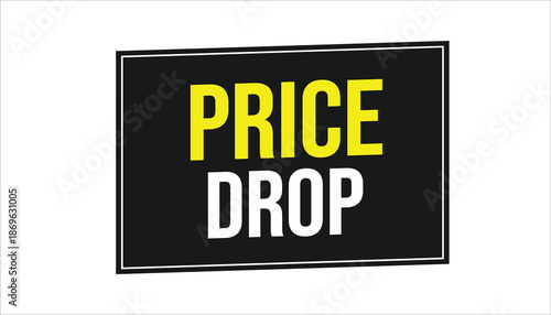 price drop sale banner