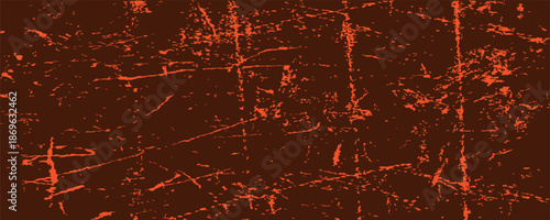 brown Panorama of a barren wasteland with cracked soil and barely visible sunlight amid an approaching sandstorm. Ecological problem concept. vector. Eps10