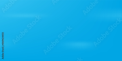 Halftone dots on blue background. Comic pop art style blank layout. Template design for comic book, presentation, sale or web banner. eps10