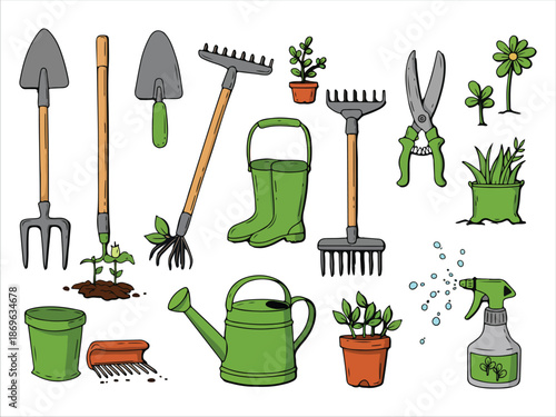 Garden Tools and Supplies for Planting and Care