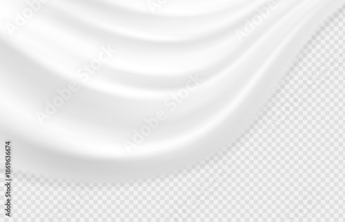 Glossy sugary flow drip.