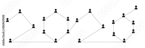 2026 connect people. Social Network connections, relationship, online networking, community, events and social network. vector illustration