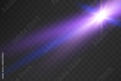 Blue sun shining from the upper right corner with long soft blue rays across a dark checkered background.