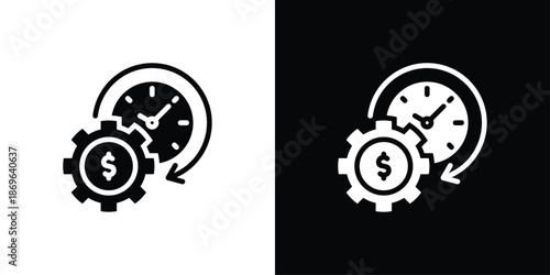 Resource Icon Set Black And White