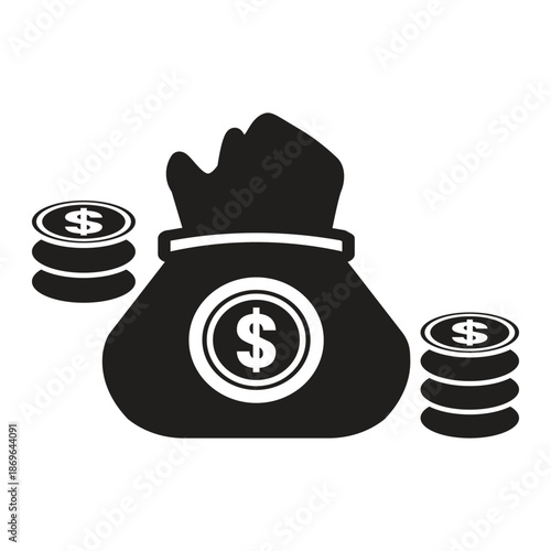 Line icons related to income, salary, money, and business. Outline icon collection. Editable outline. Vector illustration.