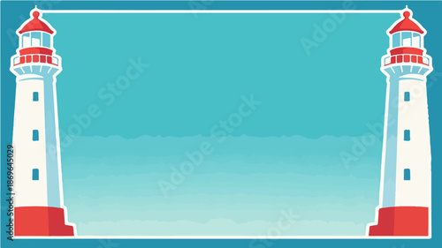 Beach themed poster background