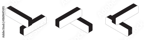 3d text box set isometric frames. Empty. Modern shape for chat, text message, dialog, talk and questions. minimal vector element