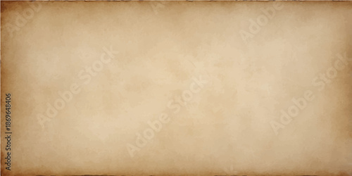 Blank vintage parchment background with an old paper texture featuring a brown aged grunge pattern and a stained antique retro design on worn yellowed canvas