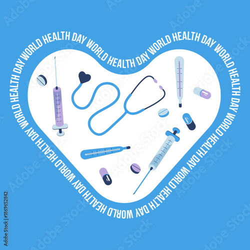 vector medical elements illustration set