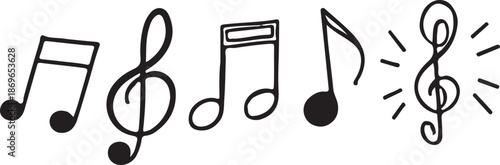 Collection of musical notes