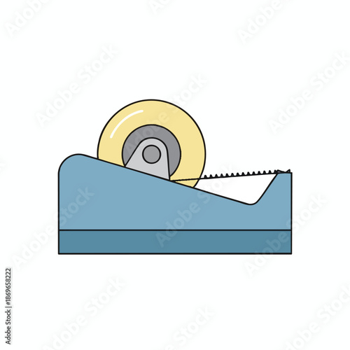 Desk Tape Dispenser with Adhesive Tape