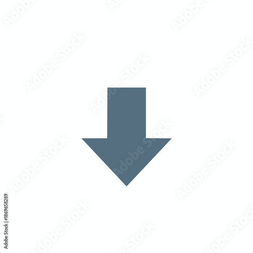 Free Download Gray Down Arrow Icon - GFXLoad
