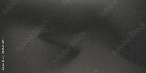Dark gray black grainy background noise texture monochrome gradient for web banner header poster backdrop design