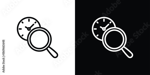 Analysis Icon Sheet Black And White