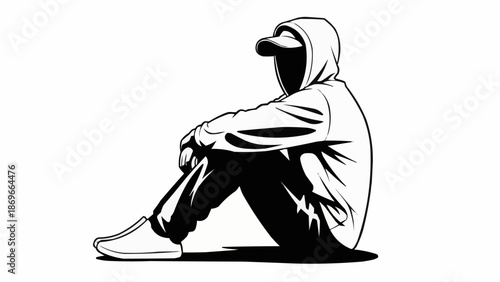 vector illustration of a woman